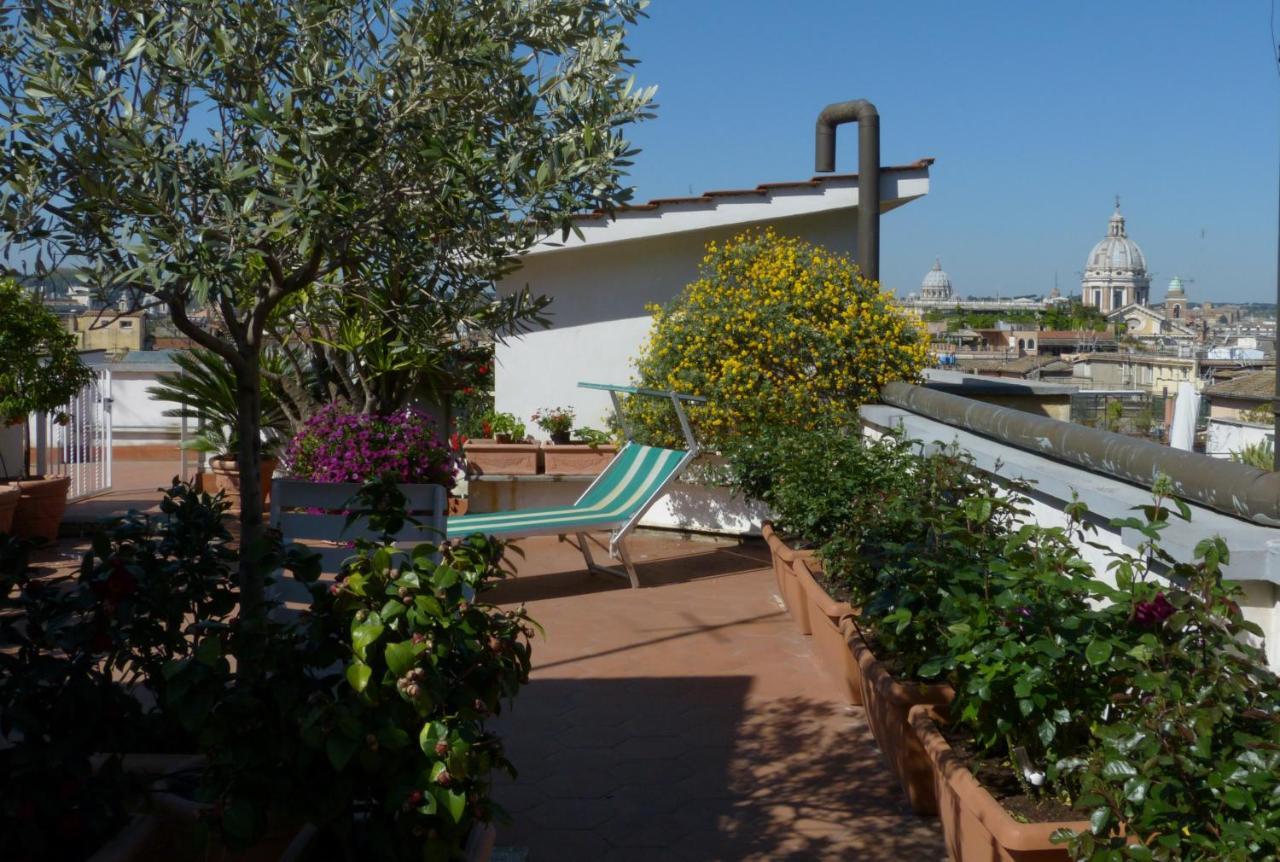 Apartment Spanish Steps With Panoramic Roof-Terrace Rom Exteriör bild