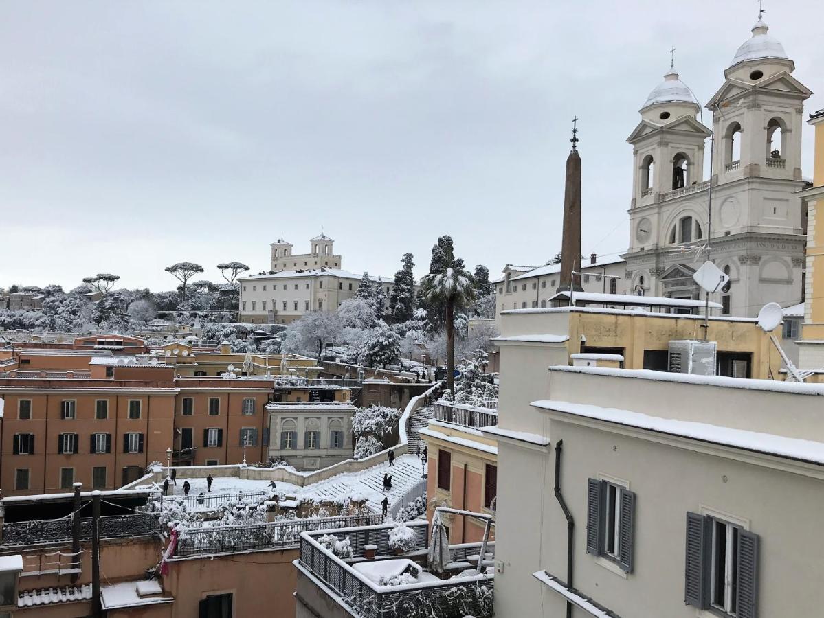 Apartment Spanish Steps With Panoramic Roof-Terrace Rom Exteriör bild
