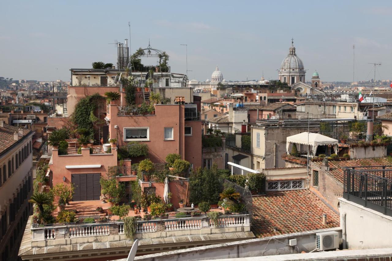 Apartment Spanish Steps With Panoramic Roof-Terrace Rom Exteriör bild