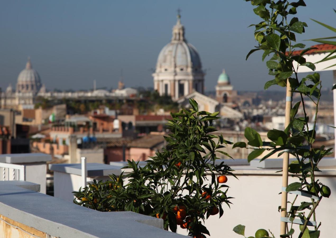Apartment Spanish Steps With Panoramic Roof-Terrace Rom Exteriör bild